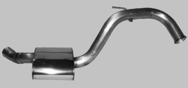Performance middle silencer left (JAXK8-2L); Jaguar XK8 / XKR